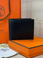 Кошелек Hermes из кожи крокодила