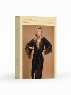 Элегантный пеньюар с отделкой кружевом (Muse) (50-52 р.)