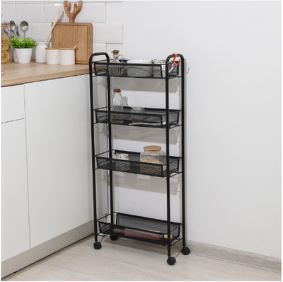 Этажерка «Ладья» , 440х985х170 см. цвет чёрный