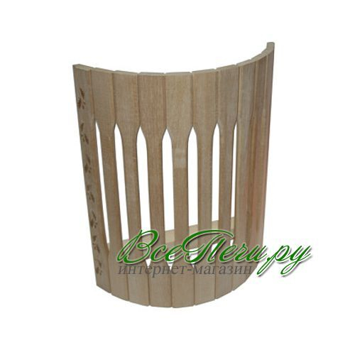 Абажур угловой липа гравюра "Дубовый лист" МА-5