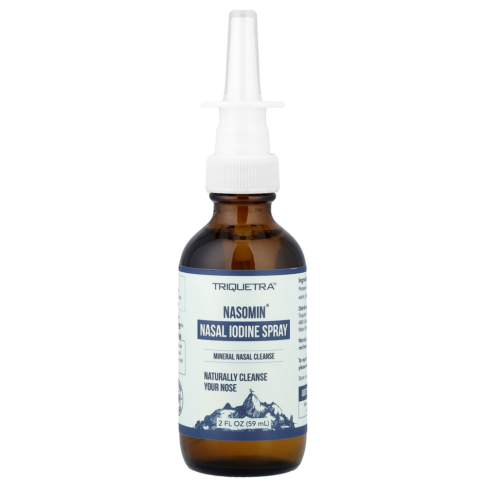 Triquetra Health, Nasomin®, назальный йодный спрей, 59 мл (2 жидк. унции)