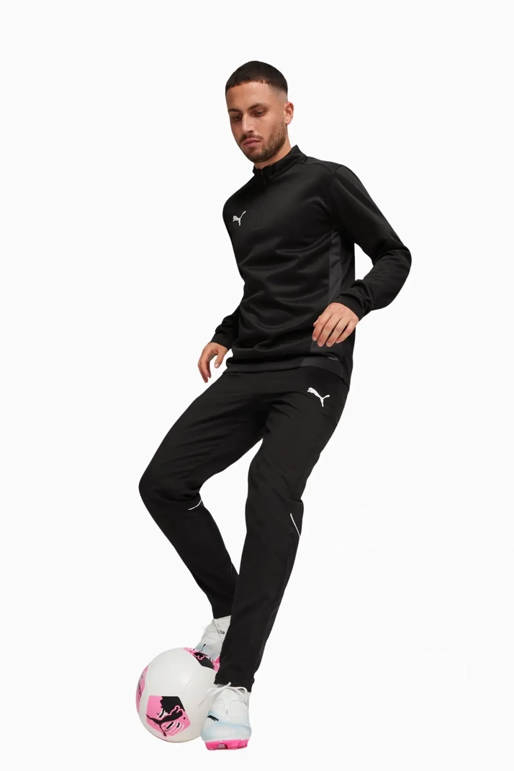 Кофта Puma teamGOAL Training 1/4 Zip Top - черный