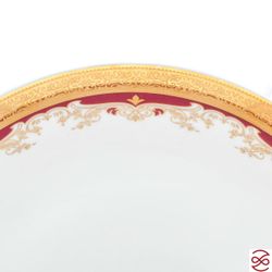 Набор салатников Thun Кристина красная лилия 16 см(6 шт)