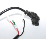 Провод кабель (мама) 2х1.5мм с предохранителем аккумулятор контроллер для электровелосипеда