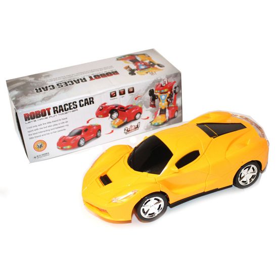 Машинка-трансформер свет+музыка