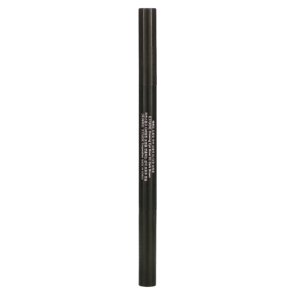 ETUDE, Drawing Eye Brow, 01 темно-коричневый`` 1 карандаш