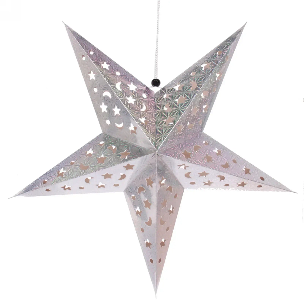 Украшение подвесное «Сияние звезды» 60 см, Серебро