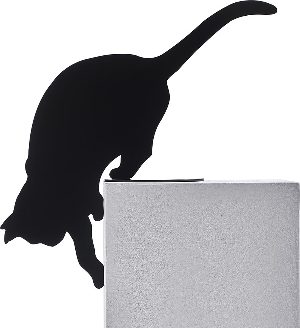 Статуэтка Opinion Ciatti Ombres de Chats, металл, 47 см, чёрная