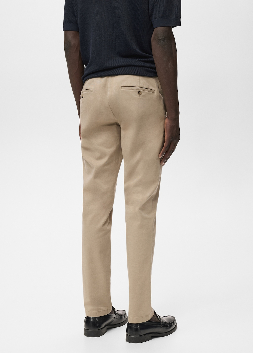 Брюки чинос Barna slim fit из саржи