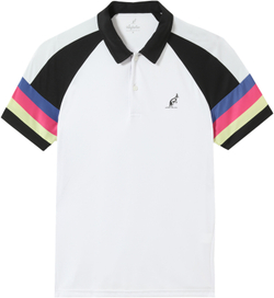 Мужское теннисное поло Australian Ace Polo with Printed Insert - bianco