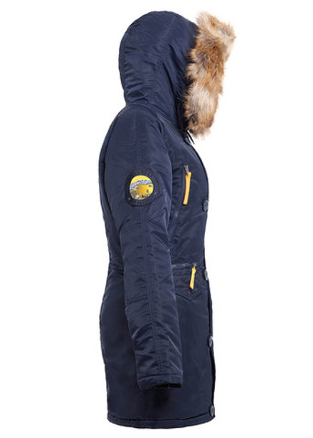 Куртка Аляска Женская - Apolloget Alaska Wmn (т.синяя/желтая - r.blue/yellow)