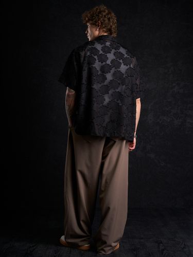 Черная рубашка с коротким рукавом 2s1 studio