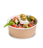 OSQ Упаковка Round Bowl крафт 300 БЕЗ КРЫШКИ (1/30/450)