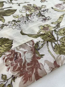 Штора тканевая на кухню, для спальни "Роза" 150х200 1шт