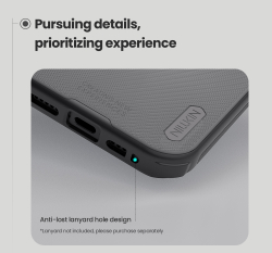 Противоударный чехол тонированный прозрачный для iPhone 17, серия Super Frosted Shield Pro от Nillkin