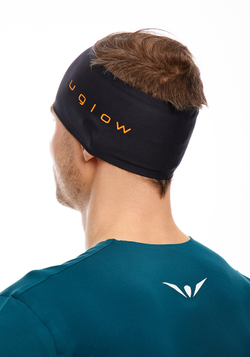 ПОВЯЗКА RUN HEADBAND | BLACK ORANGE