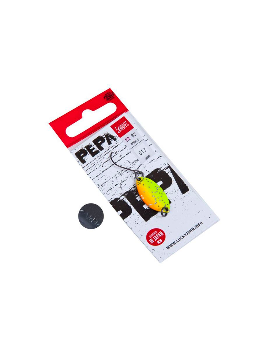 Блесна колеблющаяся Lucky John PEPA длина 25мм/2,2г 035