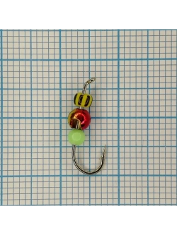 Мормышка вольфрамовая "Погремушка с шариком"