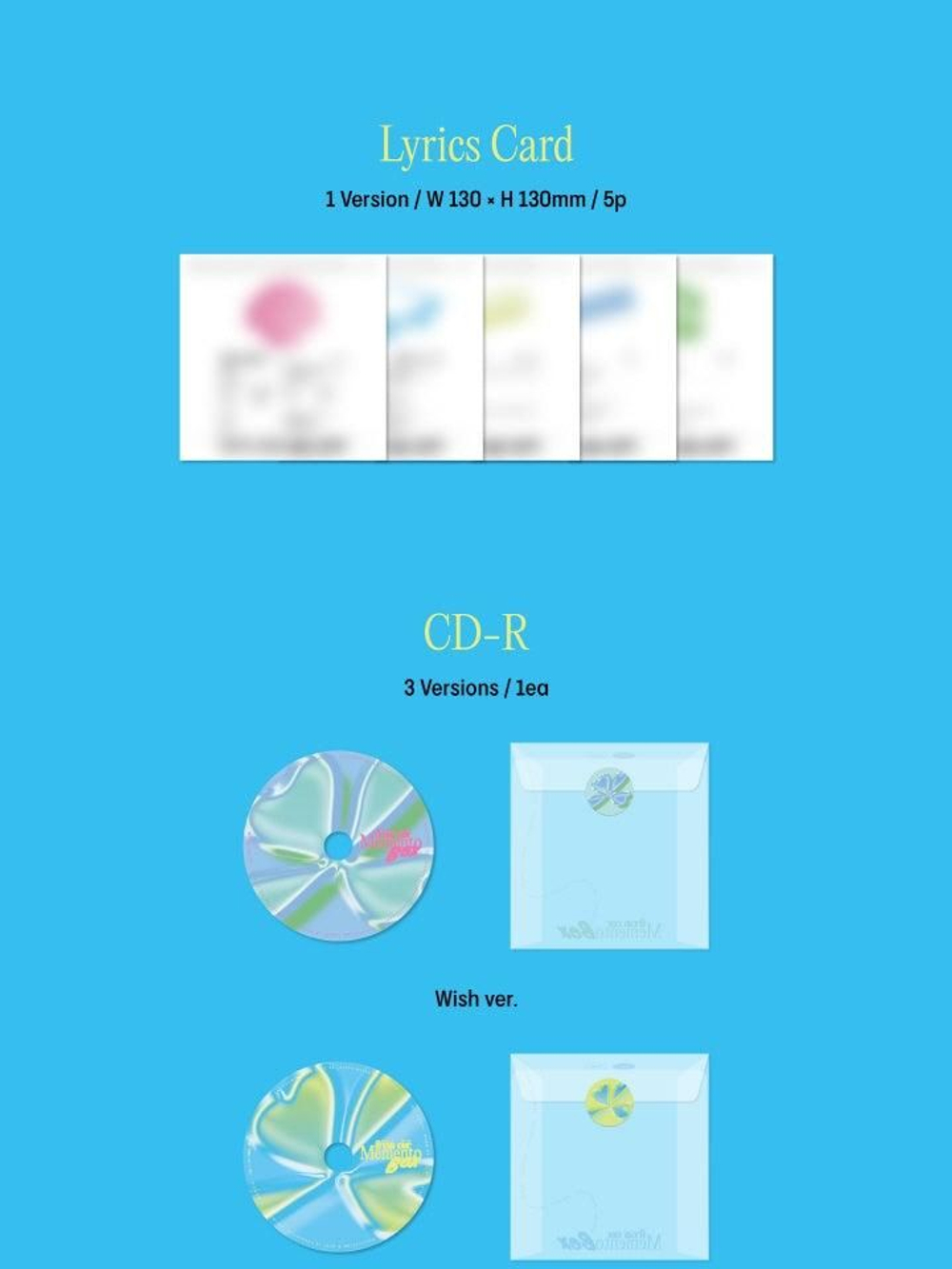 Альбом fromis_9 - from our Memento Box 5th Mini Album 3 Version SET