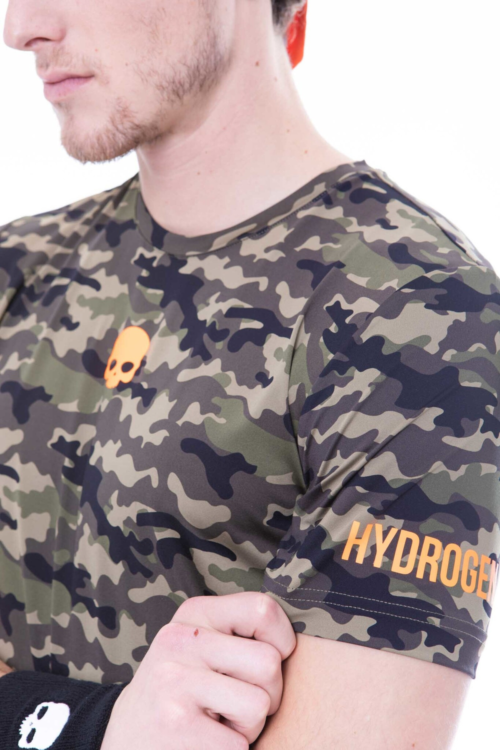 Мужская теннисная футболка Hydrogen Printed Tech Tee - camouflage
