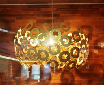 люстра  Мoooi dandelion золотистая