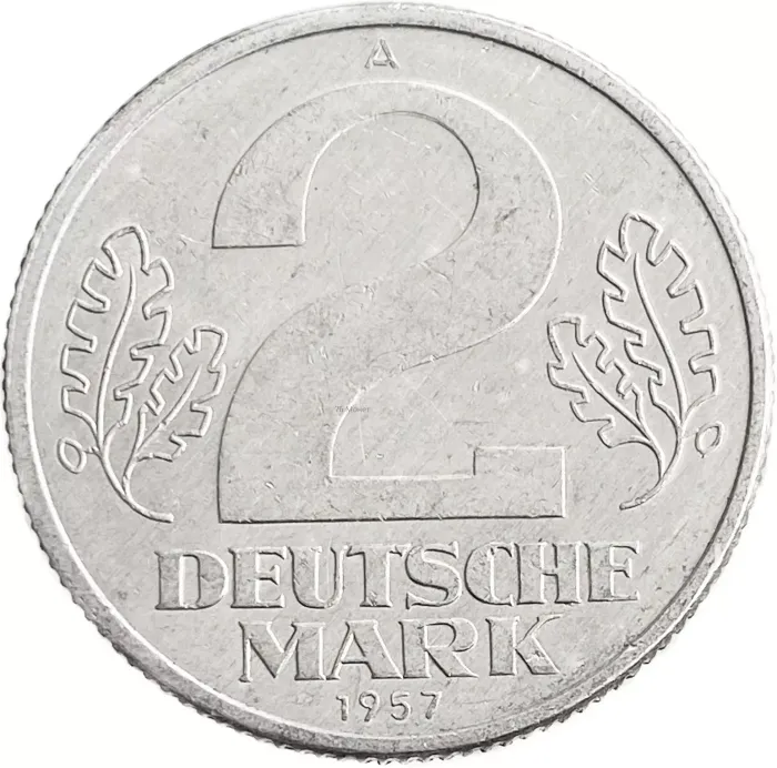 2 марки 1957 Германия (ГДР)