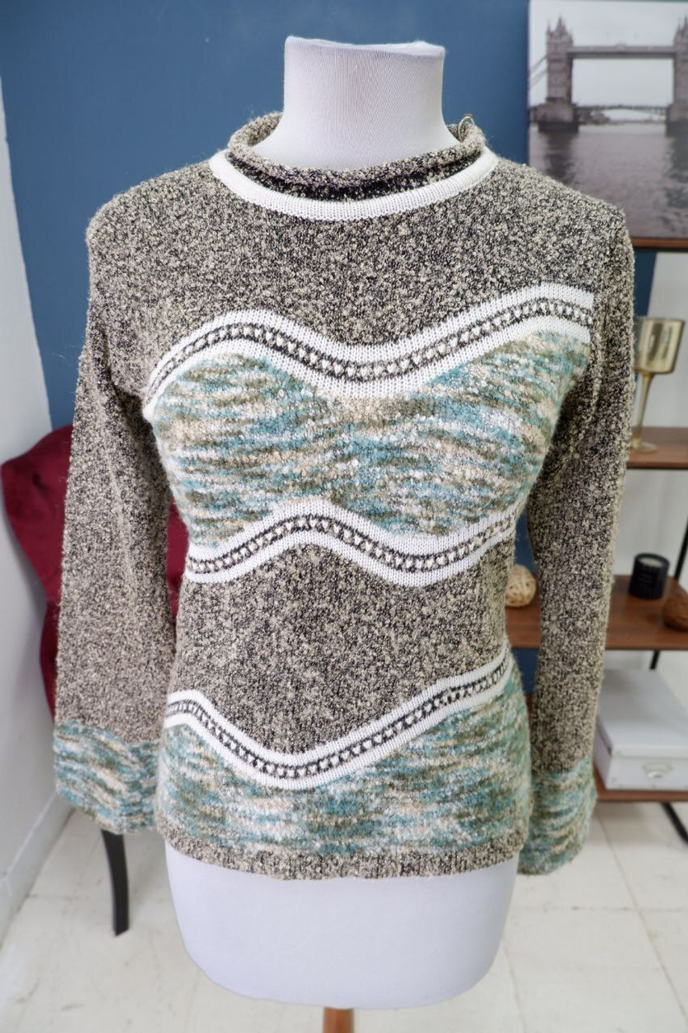 Джемпер с узором 44-46 размер