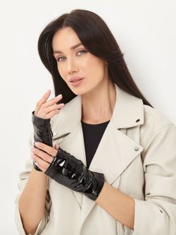 Митенки лаковые