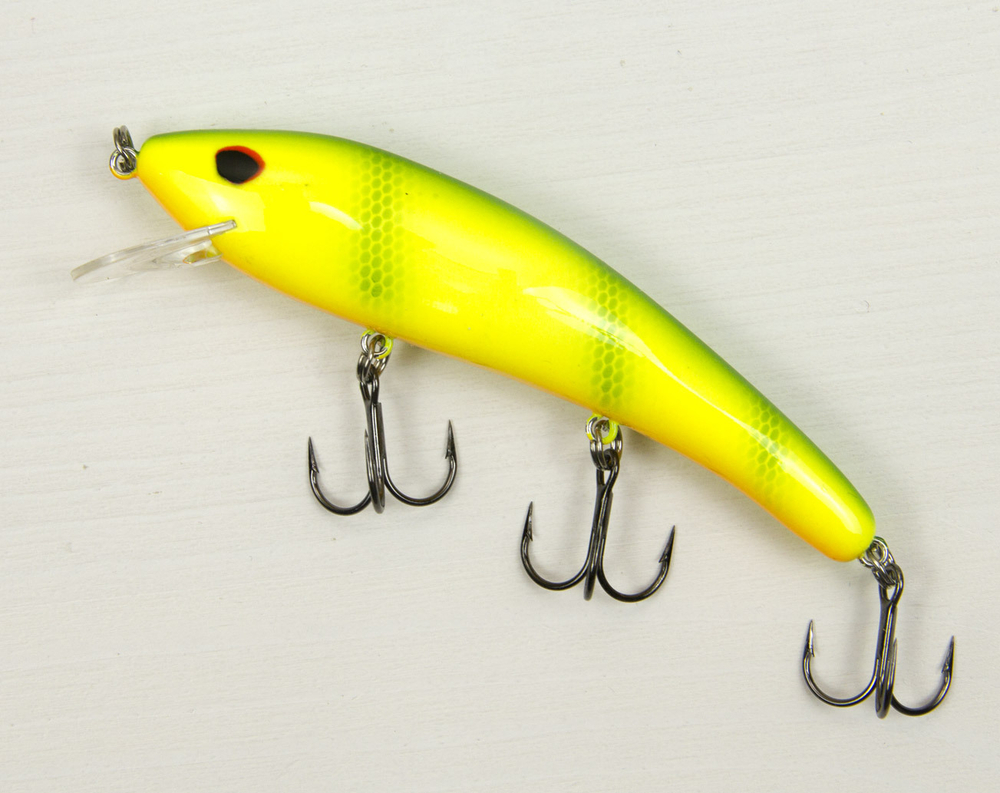 Cotton Cordell Suspending Ripplin Red Fin, цвет 42 CHARTREUSE PERCH