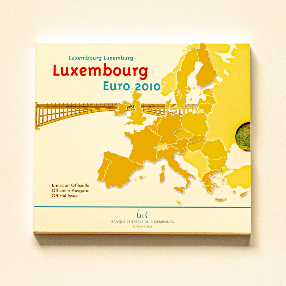 Luxembourg 2010 Year Set + 2 Euro "Coat of Arms"