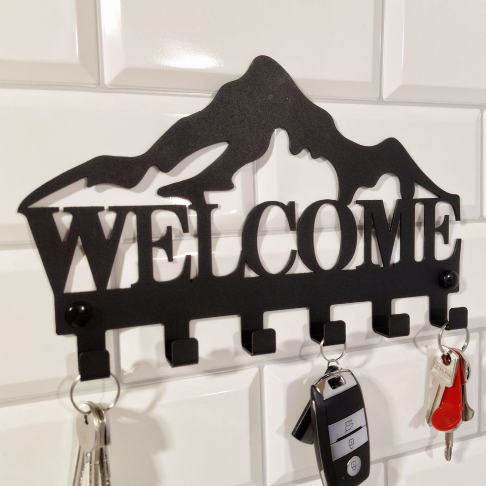 Ключница настенная Welcome для ключей, украшения интерьера и хранения аксессуаров, украшений и других мелочей