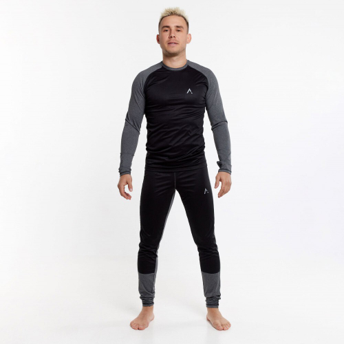 Термобелье ARSWEAR WINDSTOPPE серый/черный, мужское, THWSTM3
