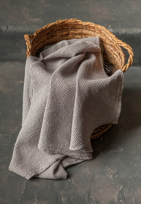 Полотенце 50х70 Luxberry Yoga Towel серая галька-1