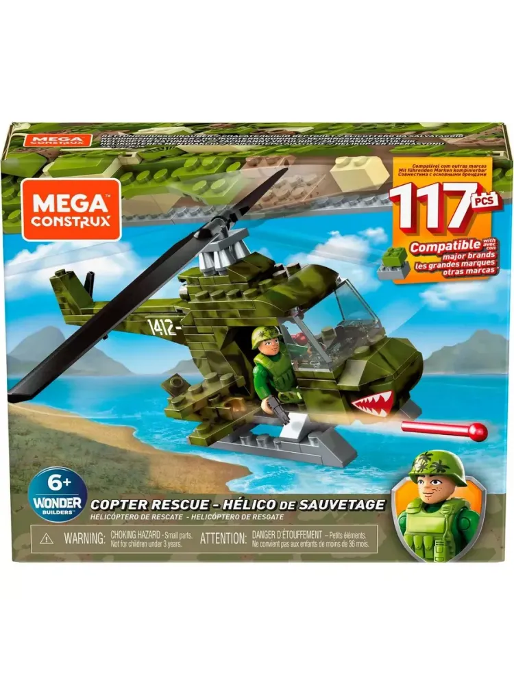 Конструктор Военный вертолет GNY51