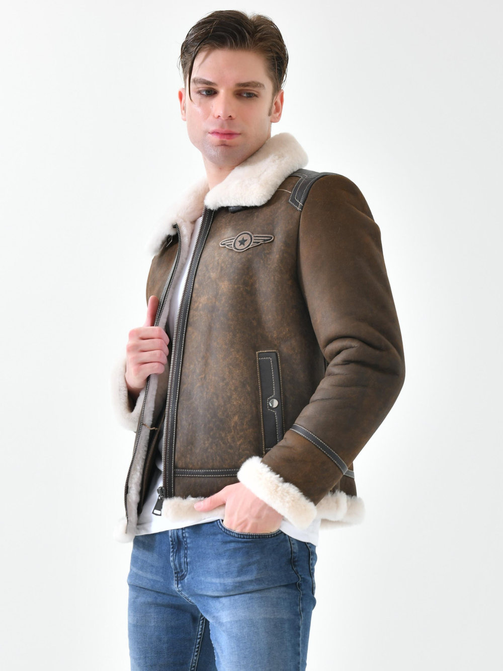 Дубленка мужская