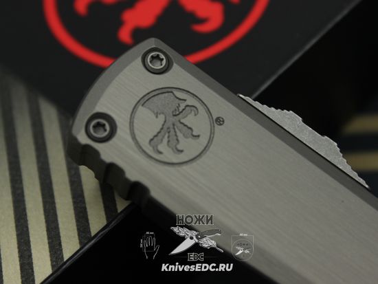 Нож Microtech Ultratech ZBP 1123-10APNC Natural Clear T/E Apocalyptic M390MK - Zero Blade Play