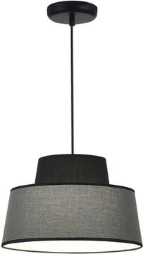 Подвесной светильник 1*E27 SL1354.433.01 серый/ черный Jackie ST Luce