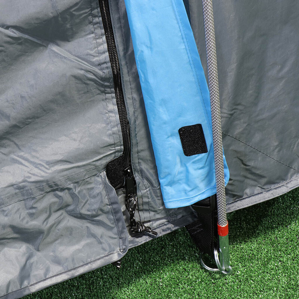 Палатка 4х-местная, 255+225х270х155 см, 2 слоя, 1 комн, с москитной сеткой, Green Days, Tunel tent