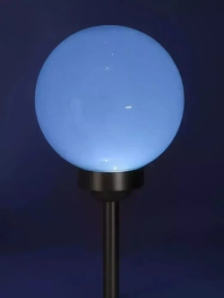 Светильник уличный ЭРА ERASF22-55 Шар на солнечной батарее садовый RGB d 15 см