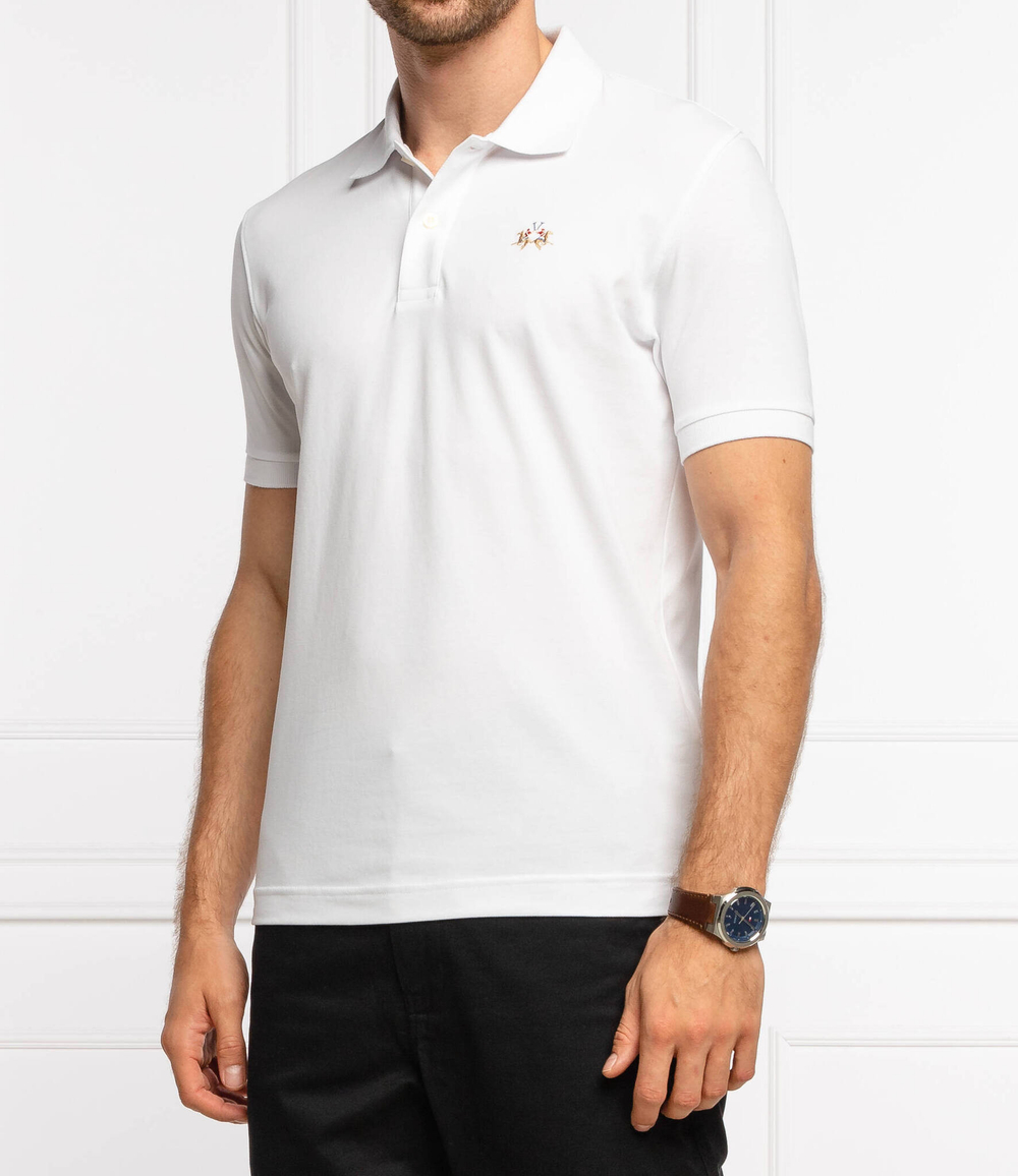 поло eduardo La Martina - белый(CCMP02 PK001)