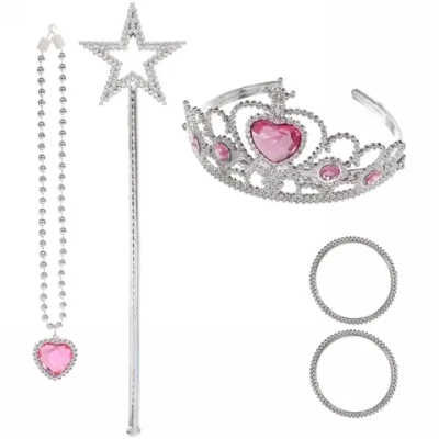 Набор карнавальный «Сказочный вечер» (палочка, ободок, подвеска, браслет), микс цветов