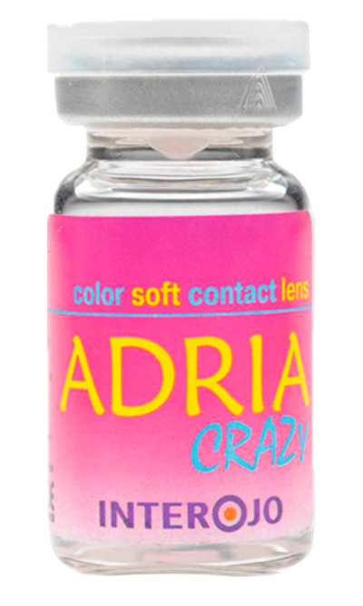 Карнавальные цветные линзы Adria Crazy (1 флакон, 1 линза)