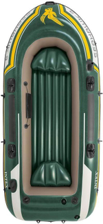 Лодка надувная Intex Seahawk 3 Set, 68380NP, с веслами и насосом, до 360 кг, 295 х 137 х 43 см