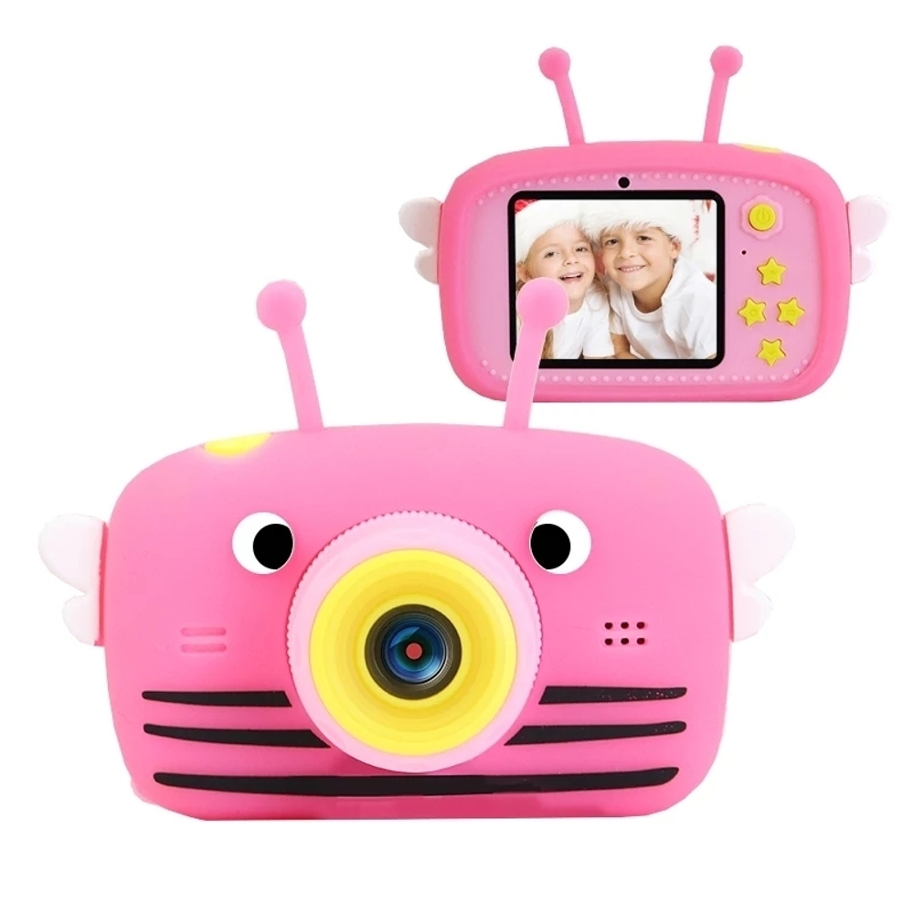 Детский цифровой фотоаппарат мини камера "Пчелка - Bee" Children's Fun Camera