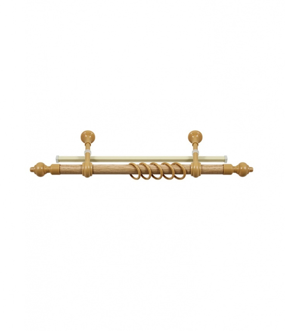 Карниз круглый Legrand Кантри 2-х  рядный 2800 мм