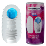 Мастурбатор Baile Wonder ball с вращающимся шариком, 12 см