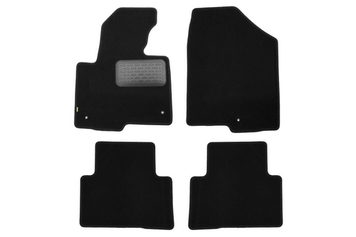 Коврики в салон Klever Standard HYUNDAI Santa Fe АКПП 2012-2016, 2015-2018, кроссовер, 4 шт. (текстиль) Klever.KVR02205401210KH