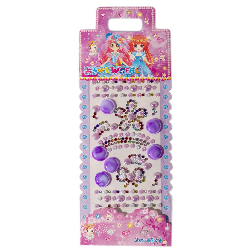 Наклейки-стразы Alingar, акриловые, "Лето", цветы, пакет с европодвесом