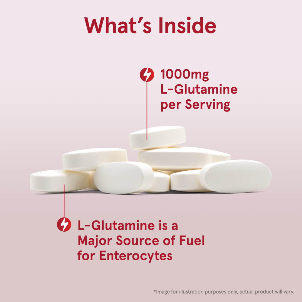 Jarrow Formulas, L-глутамин, 1000 мг, 100 таблеток