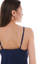 Сорочка из тенселя черничный